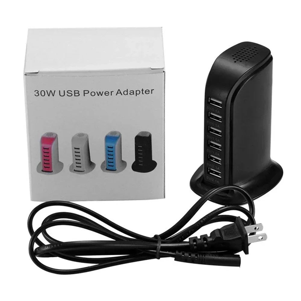 Fast Multi 6 USB Quick Charging Dock Station