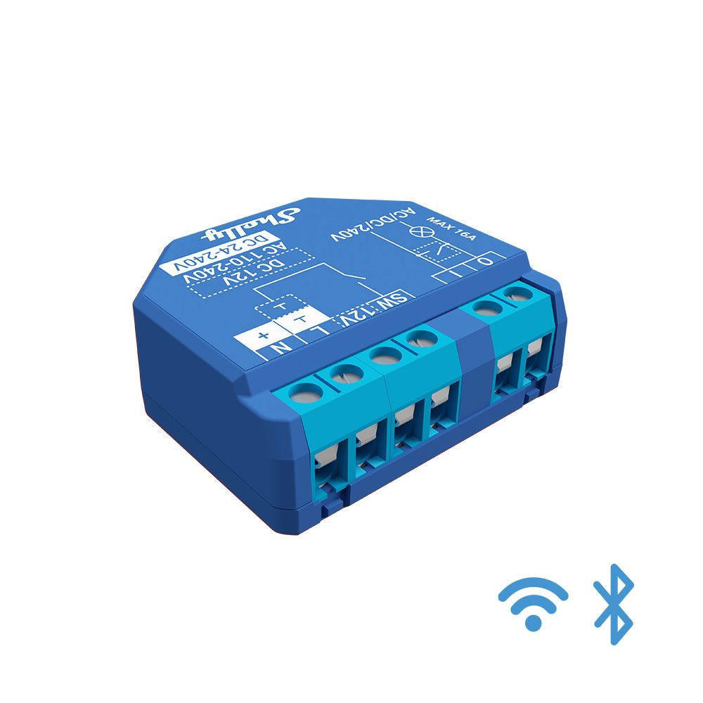 Shelly Plus 1 – Wi-Fi Operated Relay Switch 1 Channel 16A