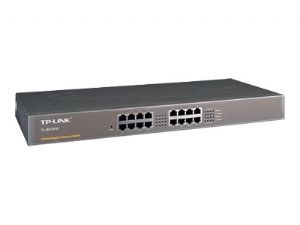 TP-LINK TL-SG1016 16-Port Gigabit Unmanaged Switch, 32Gbps Capacity, Rackmount, Energy-Efficient