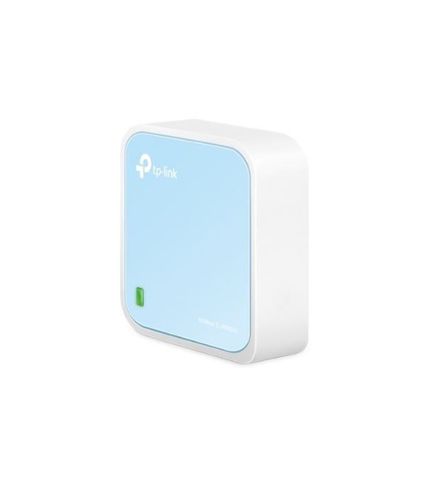 TP-LINK TL-WR802N N300 Wireless Nano Router, 2.4GHz, 300Mbps, Pocket Size