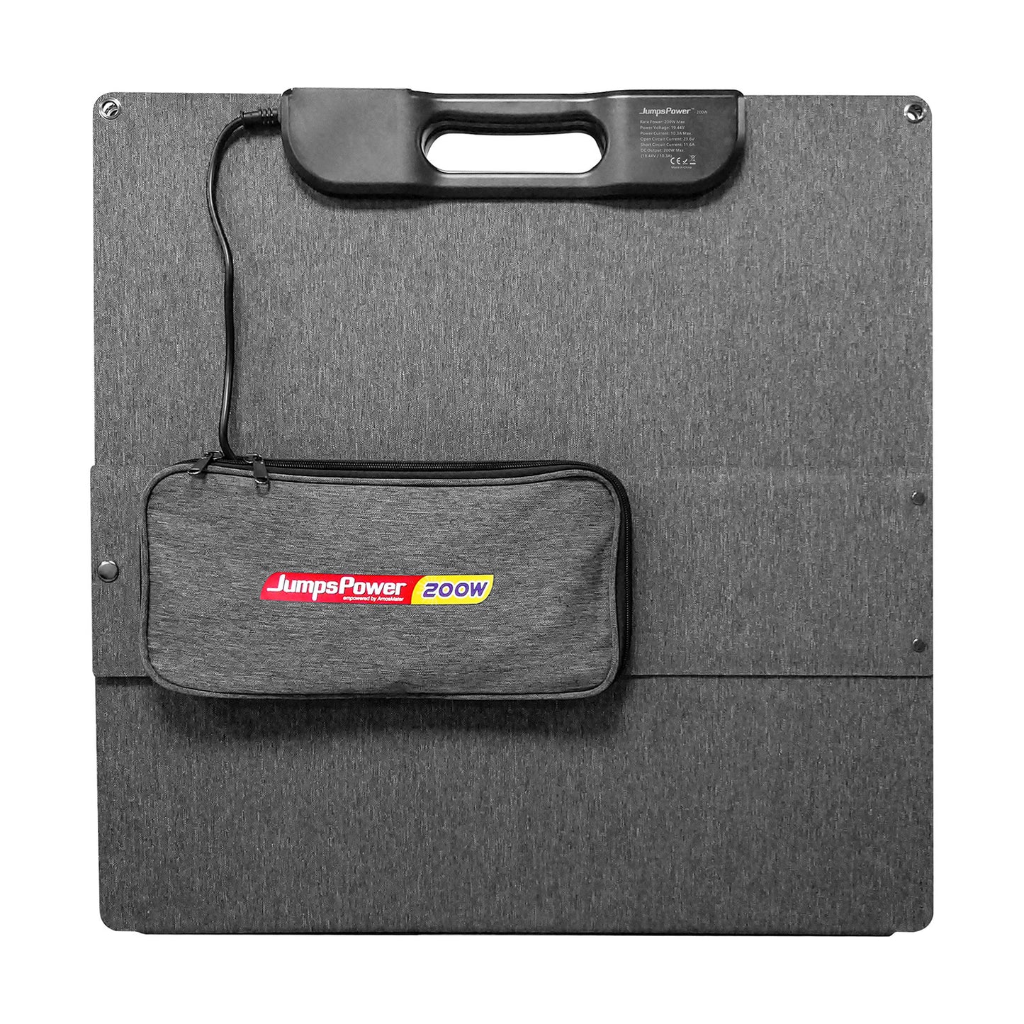JumpsPower 200W Portable Solar Panel - Foldable Solar Charger for Camping & Outdoor Adventures