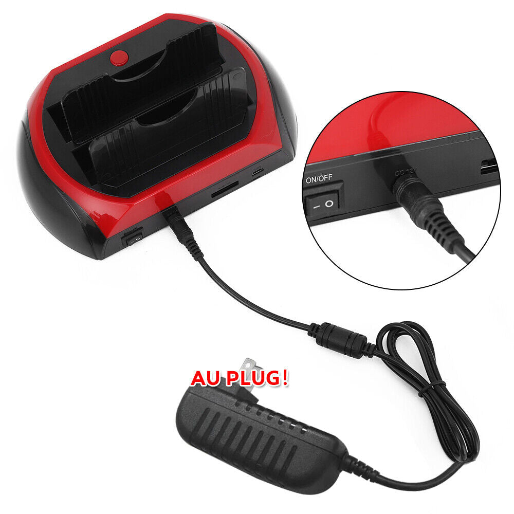Premium 2.5" / 3.5" IDE/SATA Dual HDD Docking Station with Backup & Cloning Function
