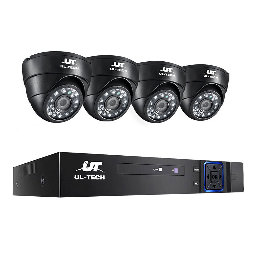 UL-Tech 8CH CCTV System with 4 1080p Cameras