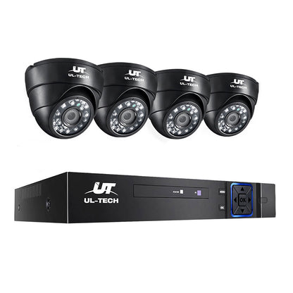 UL-Tech 8CH CCTV System with 4 1080p Cameras