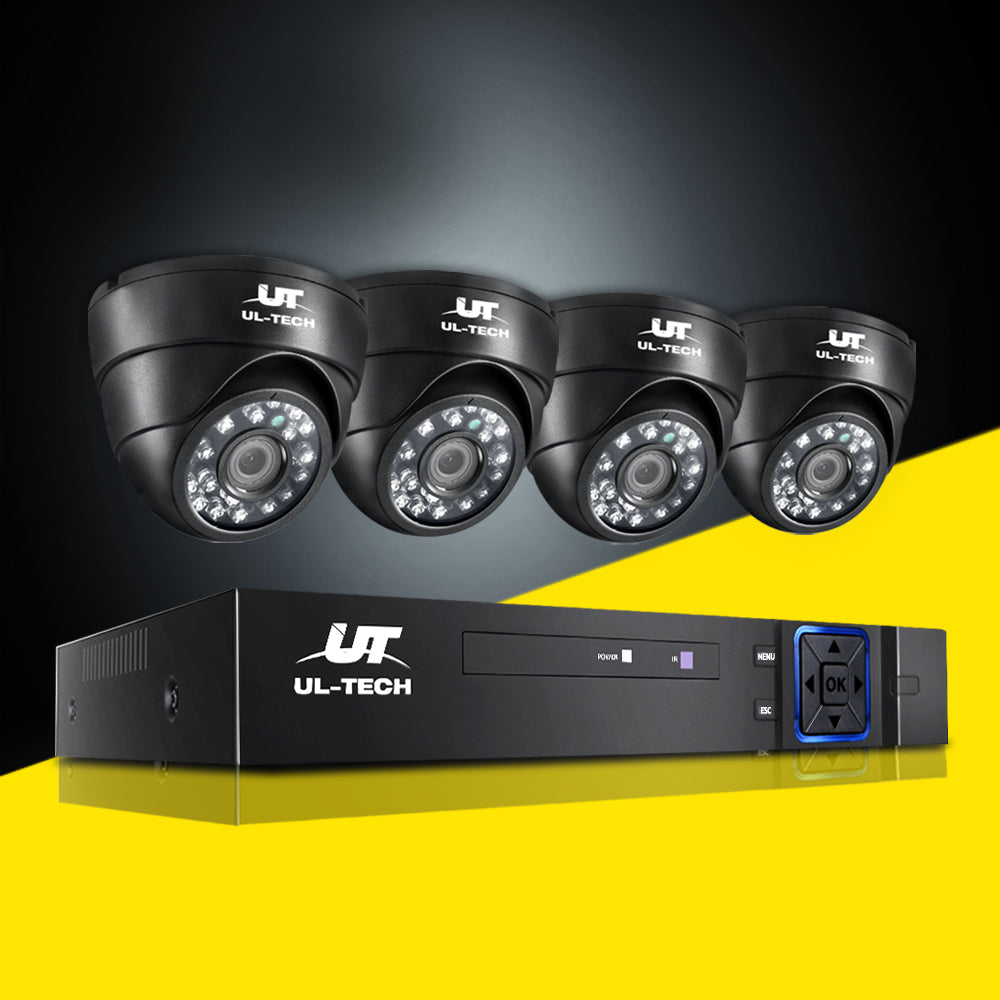 UL-Tech 8CH CCTV System with 4 1080p Cameras