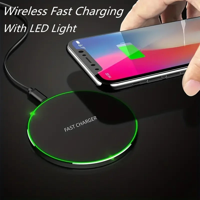 Wireless Charging Dock For iPhone, Samsung, Xiaomi & Huawei