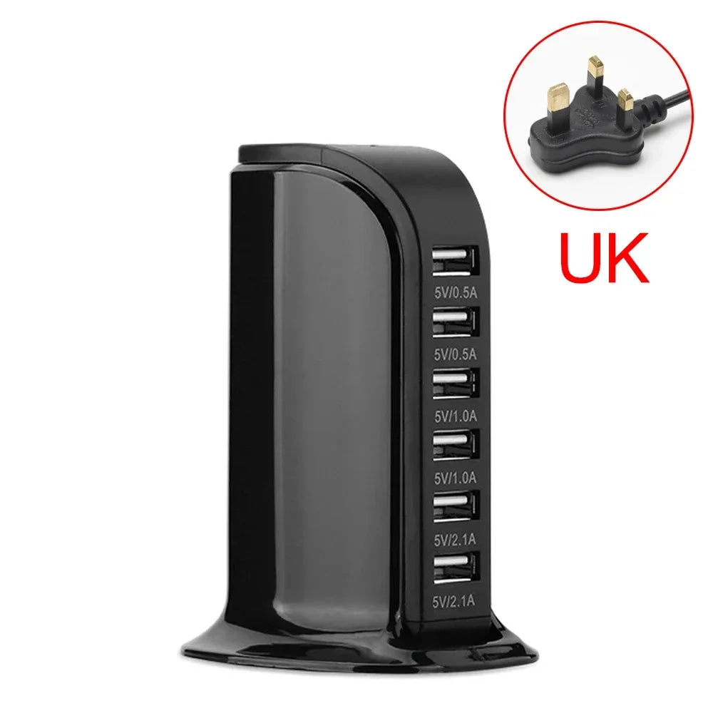 Fast Multi 6 USB Quick Charging Dock Station