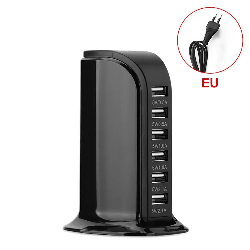 Fast Multi 6 USB Quick Charging Dock Station
