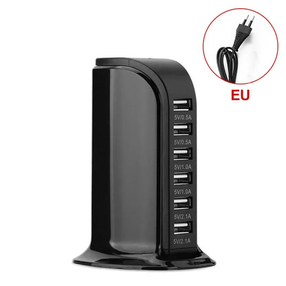 Fast Multi 6 USB Quick Charging Dock Station