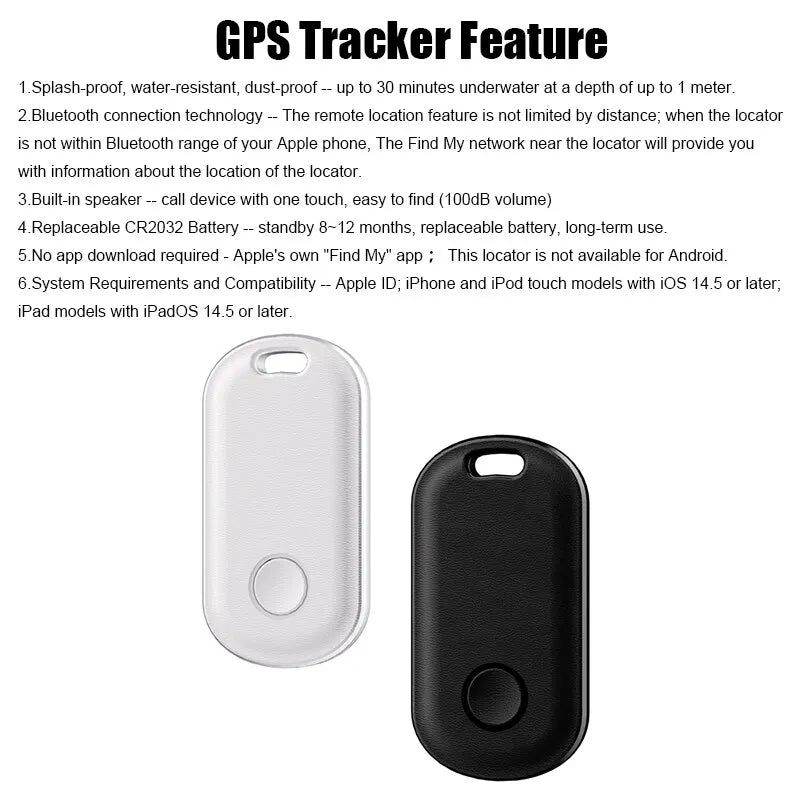 Smart Bluetooth GPS Tracker- Find My APP ITag