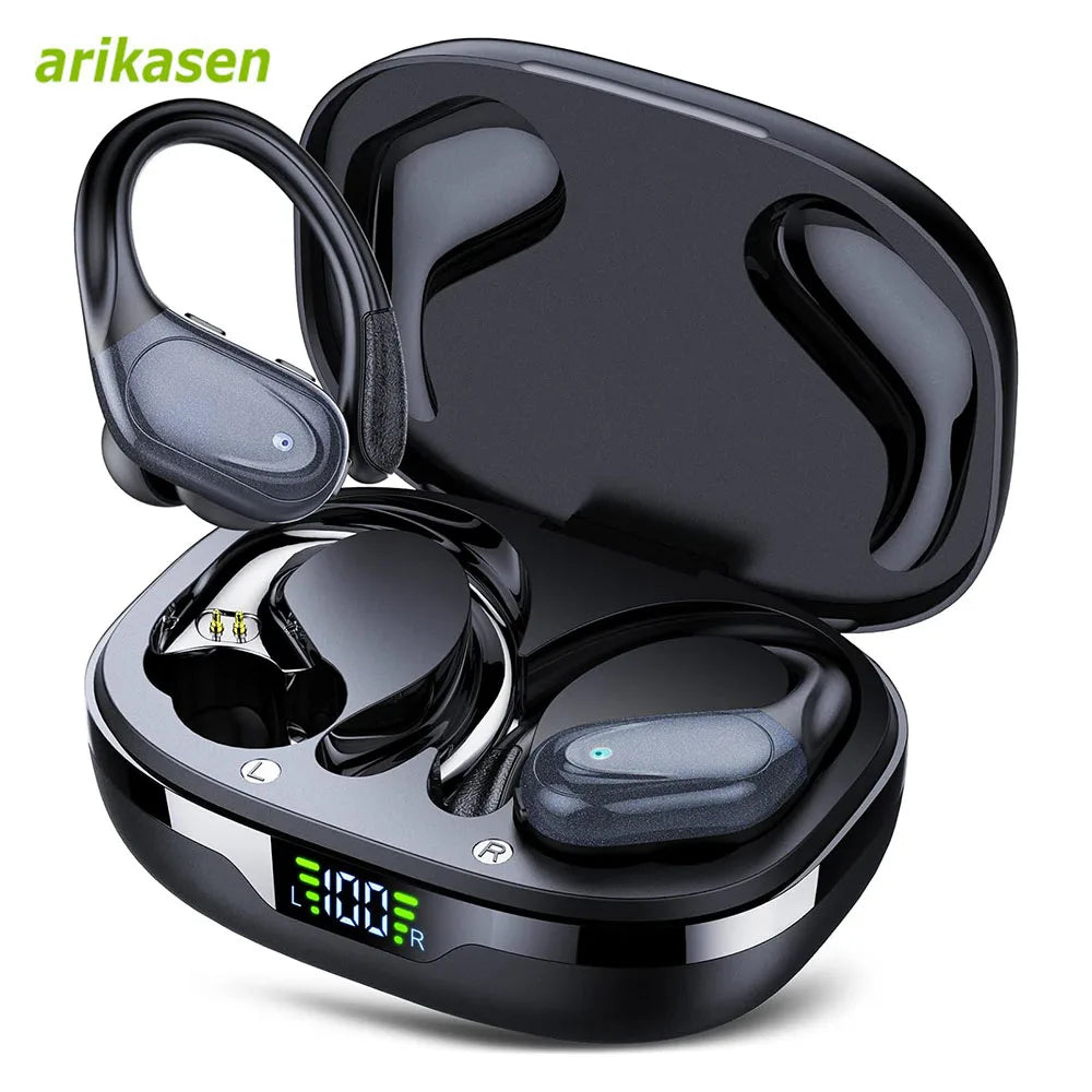 Wireless Earbuds Sport Bluetooth 5.3 Headphones with Noise Cancelling