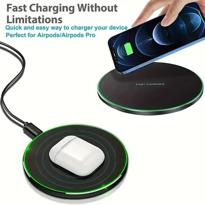 Wireless Charging Dock For iPhone, Samsung, Xiaomi & Huawei