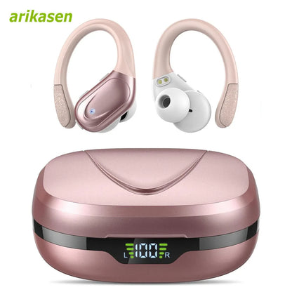 Wireless Earbuds Sport Bluetooth 5.3 Headphones with Noise Cancelling