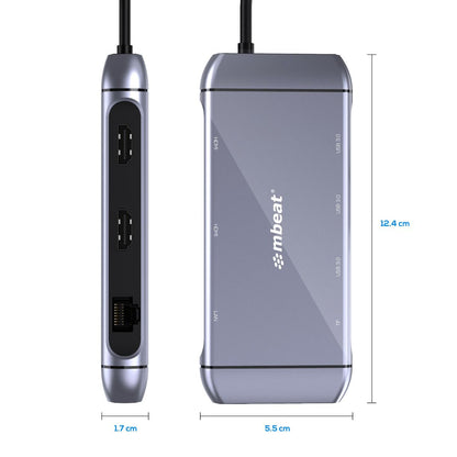 Premium 9-in-1 USB-C Docking Station