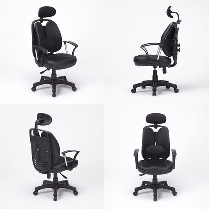 Ergonomic Korean Office Chair Superb Black