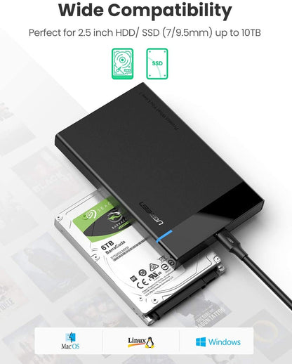 UGREEN USB-C 2.5-inch Hard Drive Box