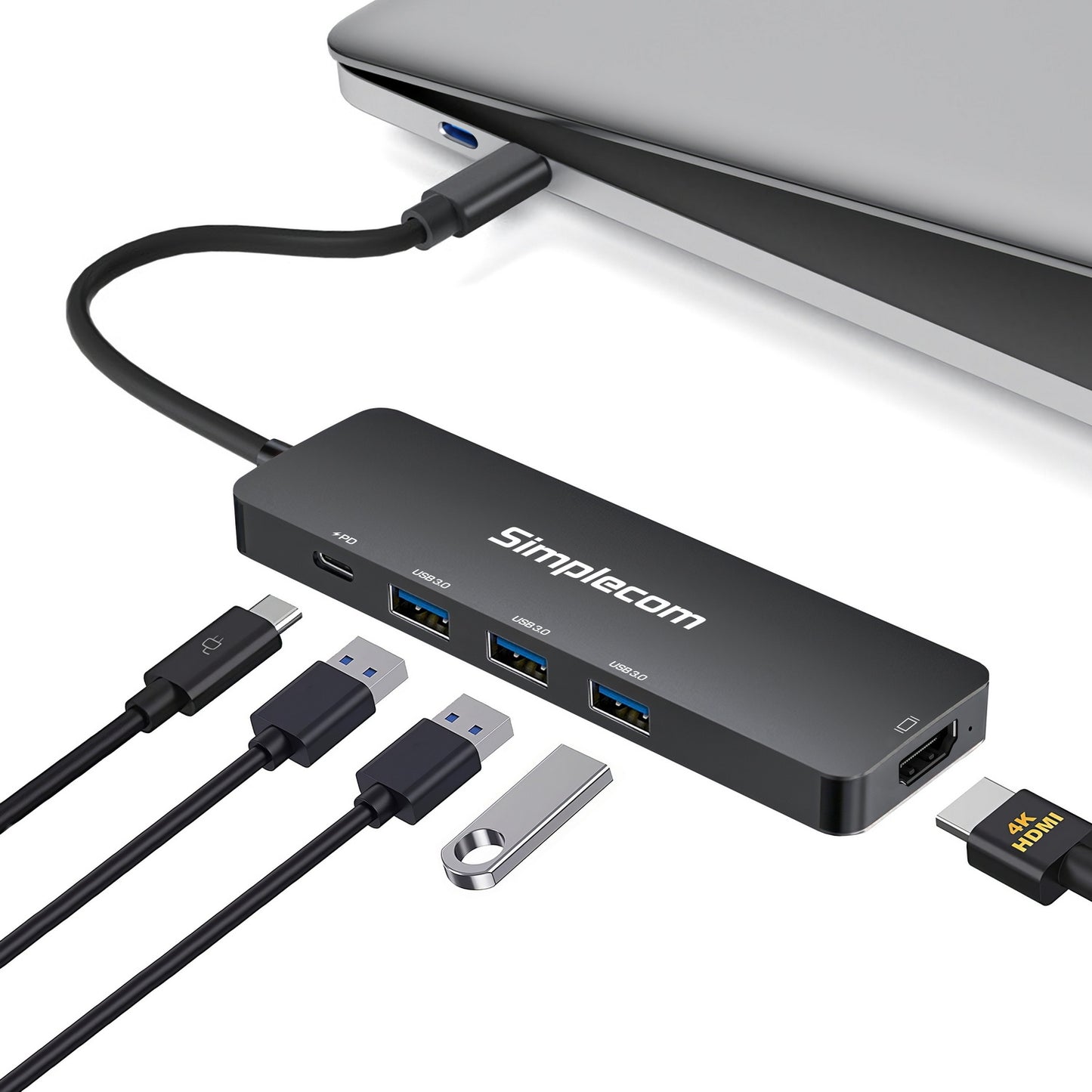 Simplecom CH545 USB-C 5-in-1 Multiport Adapter Docking Station