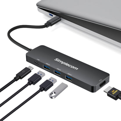 Simplecom CH545 USB-C 5-in-1 Multiport Adapter Docking Station