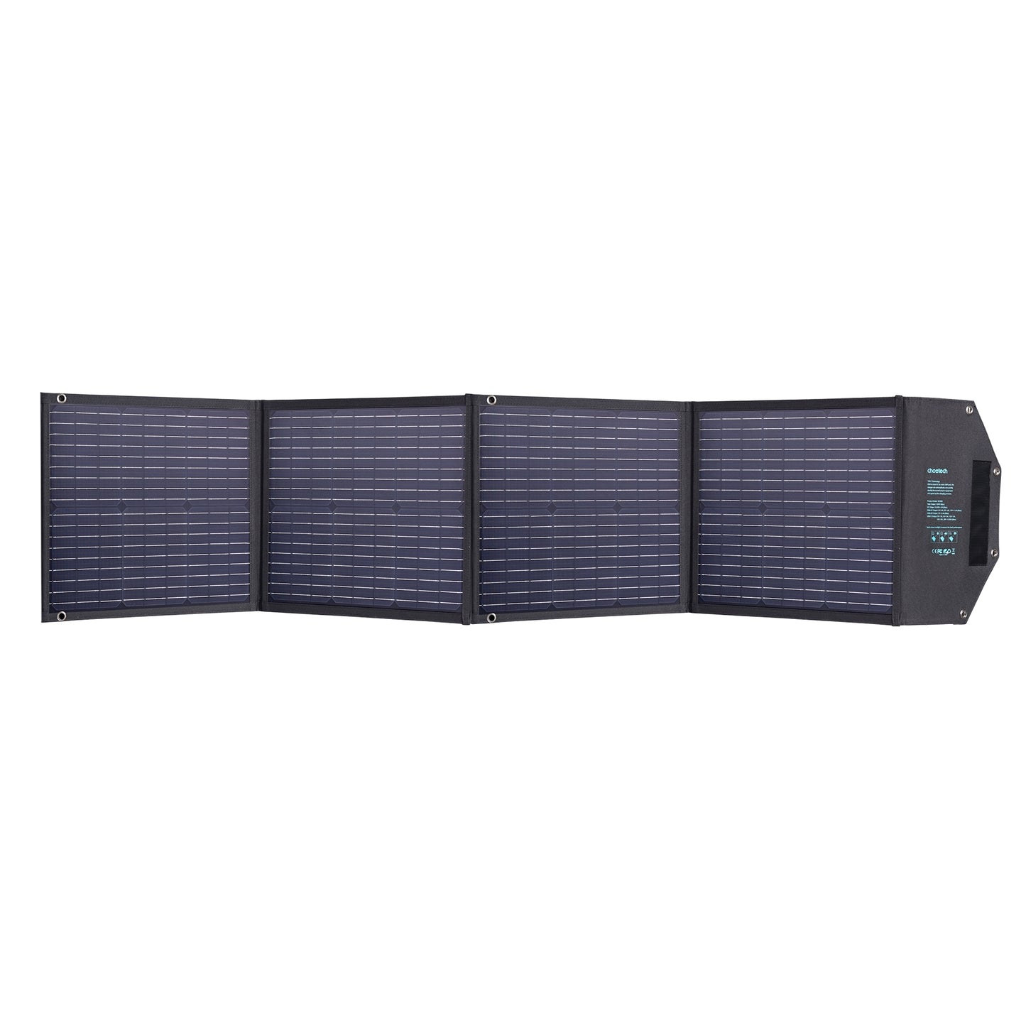 Choetech 100W Portable Solar Panel with USB Charger - Ideal for Hikers and Outdoor Enthusiasts