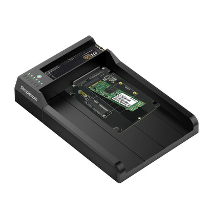 SD570 USB Docking Station for NVMe M.2 & SATA Drives – Dual Slot | 10Gbps Transfer Speed | Offline Clone Support