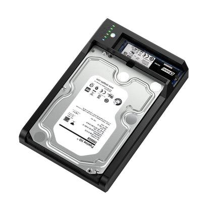 SD570 USB Docking Station for NVMe M.2 & SATA Drives – Dual Slot | 10Gbps Transfer Speed | Offline Clone Support