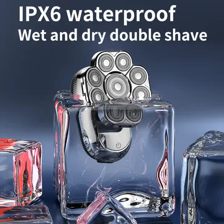Digital Display 9-Blade Rechargeable Electric Shaver