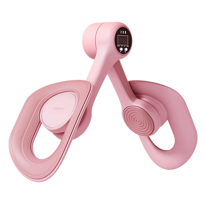Pink Adjustable Pelvic Floor Muscle Trainer with Smart Counter - Postpartum Recovery Tool