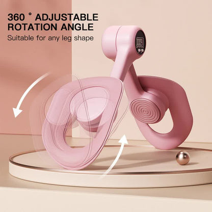 Pink Adjustable Pelvic Floor Muscle Trainer with Smart Counter - Postpartum Recovery Tool
